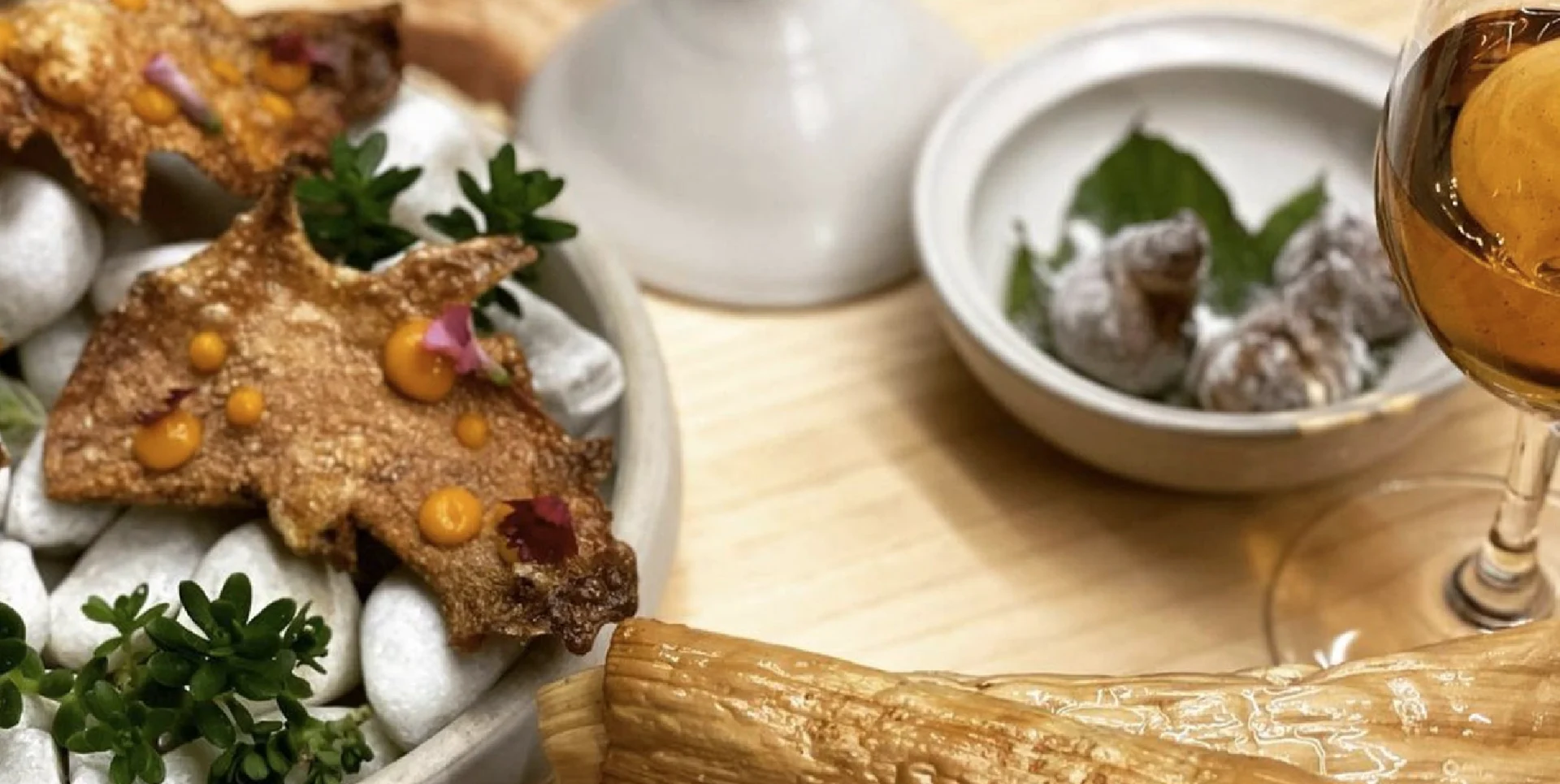 Platos elaborados por la escuela de cocina Atalaya